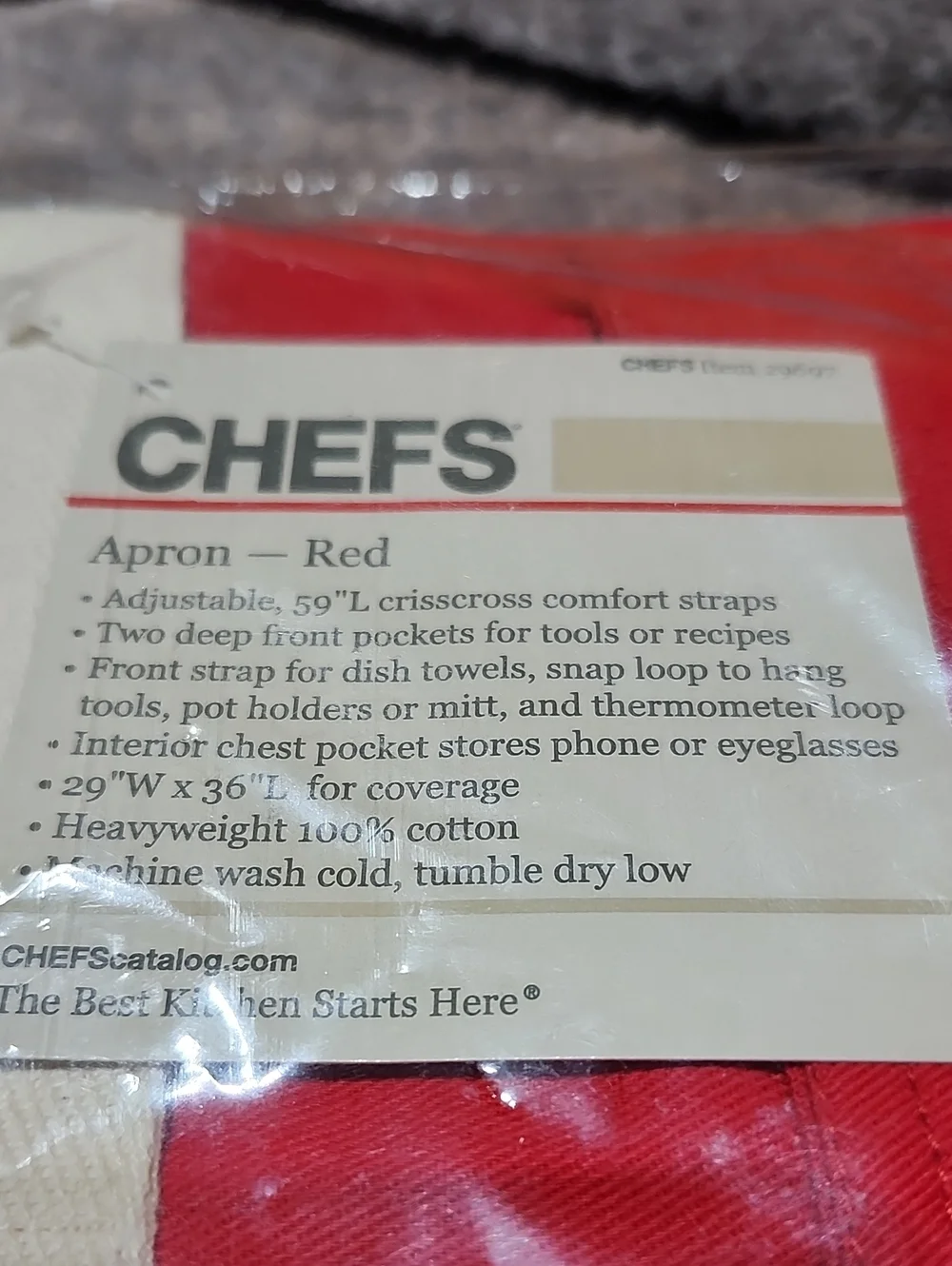 Chefs Brand one size